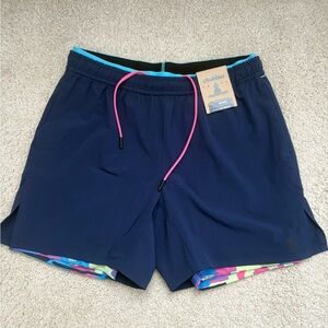 Chubbies 5.5" Ultimate Training Shorts Mens Size Medium Blue The Color Wheels